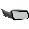 Driver and Passenger Side Mirrors, Power Adjust, Non-Folding, Heated, With 1 Paintable and 1 Textured Black Cap, No Signal Light, Memory, Puddle Light, Auto-Dimming, and Blind Spot Feature