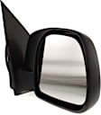 Driver and Passenger Side Mirror, Power Adjust, Non-Heated, Manual Folding, Textured Black, No Signal Light, No Memory, No Puddle Light, No Auto-Dim, No Blind Spot Feature