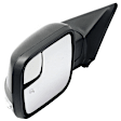 Driver and Passenger Side Mirrors, Power Adjust, Manual Folding, Heated, Paintable, In-housing Signal Light, No Memory, With Puddle Light, No Auto-Dimming, With Blind Spot Glass