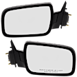 Driver and Passenger Side Mirrors, Power Adjust, Manual Folding, Heated, Chrome, No Signal Light, With memory, With Puddle Light, No Auto-Dimming, No Blind Spot Feature