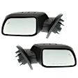 Driver and Passenger Side Mirror, Power Adjust, Heated, Manual Folding, Paintable, In-housing Signal Light, No Memory, With Puddle Light, No Auto-Dim, With Blind Spot Detection in Glass
