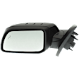 Driver and Passenger Side Mirror, Power Adjust, Heated, Manual Folding, Paintable, In-housing Signal Light, No Memory, With Puddle Light, No Auto-Dim, With Blind Spot Detection in Glass