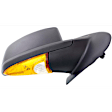 Driver and Passenger Side Mirror, Power Adjust, Heated, Manual Folding, Textured Black, In-housing Signal Light, No Memory, With Puddle Light, No Auto-Dim, No Blind Spot Feature