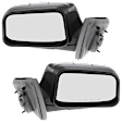 Driver and Passenger Side Mirrors, Power Adjust, Manual Folding, Non-Heated, Paintable, No Signal Light, No Memory, No Puddle Light, No Auto-Dimming, No Blind Spot Feature