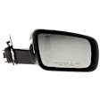 Driver and Passenger Side Mirrors, Power Adjust, Manual Folding, Heated, Chrome, No Signal Light, With memory, With Puddle Light, No Auto-Dimming, No Blind Spot Feature