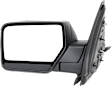 2007-2014 Ford Expedition - Driver and Passenger Side Mirror, Power Adjust, Non-Heated, Manual Folding, Textured Black, No Signal Light, Without Memory Recall, With Puddle Light, No Auto-Dimming, No Blind Spot Feature