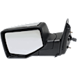 Driver and Passenger Side Mirror, Power Adjust, Non-Heated, Manual Folding, Chrome, No Signal Light, No Memory, No Puddle Light, No Auto-Dim, No Blind Spot Feature