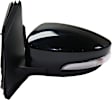 Driver and Passenger Side Mirrors, Power Adjust, Heated, Manual Folding, Paintable, In-housing Signal Light, with Memory, with Puddle Light, No Auto-Dimming, with Blind Spot Detection in Glass