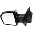 2016 Ford F-150 SSV - Driver and Passenger Side Mirror, Power Adjust, Heated, Chrome, Power Folding, In-housing Signal Light, With Blind Spot Detection in Glass, With Memory, With Puddle Light, No Auto-Dimming