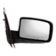 Driver and Passenger Side Mirror, Power Adjust, Non-Heated, Manual Folding, Paintable, No Signal Light, No Memory, With Puddle Light, No Auto-Dim, No Blind Spot Feature