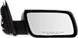 Driver and Passenger Side Mirrors, Power Adjust, Manual Folding, Non-Heated, Textured Black, No Signal Light, No Memory, No Puddle Light, No Auto-Dimming, No Blind Spot Feature