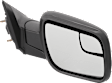 Driver and Passenger Side Mirrors, Power Adjust, Manual Folding, Non-Heated, Textured Black, No Signal Light, No Memory, No Puddle Light, No Auto-Dimming, With Blind Spot Glass
