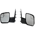 Driver and Passenger Side Mirror, Manual Adjust, Non-Heated, Manual Folding, Textured Black, No Signal Light, No Memory, No Puddle Light, No Auto-Dim, No Blind Spot Feature