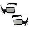 Driver and Passenger Side Mirror, Power Adjust, Heated, Manual Folding, Paintable, In-housing Signal Light, No Memory, No Puddle Light, No Auto-Dim, No Blind Spot Feature
