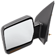 Driver and Passenger Side Mirror, Power Adjust, Heated, Manual Folding, Textured Black, In-housing Signal Light, No Memory, No Puddle Light, No Auto-Dim, No Blind Spot Feature
