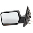 Driver and Passenger Side Mirror, Power Adjust, Heated, Manual Folding, Textured Black, In-housing Signal Light, No Memory, No Puddle Light, No Auto-Dim, No Blind Spot Feature