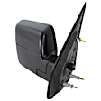 Driver and Passenger Side Mirror, Power Adjust, Heated, Manual Folding, Textured Black, In-housing Signal Light, No Memory, No Puddle Light, No Auto-Dim, No Blind Spot Feature