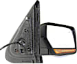 Driver and Passenger Side Mirror, Power Adjust, Heated, Non-Folding, Textured Black, In-housing Signal Light, With Memory, With Puddle Light, No Auto-Dim, No Blind Spot Feature