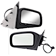 Driver and Passenger Side Mirrors, Power Adjust, Manual Folding, Non-Heated, Textured Black, No Signal Light, No Memory, No Puddle Light, No Auto-Dimming, No Blind Spot Feature