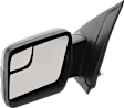 Driver and Passenger Side Mirror, Power Adjust, Non-Heated, Manual Folding, Paintable, No Signal Light, No Memory, No Puddle Light, No Auto-Dim
