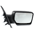 Driver and Passenger Side Mirror, Manual Adjust, Non-Heated, Manual Folding, Textured Black, No Signal Light, No Memory, No Puddle Light, No Auto-Dim, No Blind Spot Feature