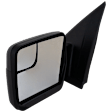 Driver and Passenger Side Mirror, Manual Adjust, Non-Heated, Manual Folding, Textured Black, No Signal Light, No Memory, No Puddle Light, No Auto-Dim, No Blind Spot Feature