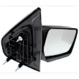 Driver and Passenger Side Mirror, Manual Adjust, Non-Heated, Manual Folding, Textured Black, No Signal Light, No Memory, No Puddle Light, No Auto-Dim, No Blind Spot Feature