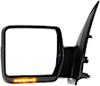 Driver and Passenger Side Mirror, Power Adjust, Heated, Power Folding, Chrome, In-housing Signal Light, With Memory, With Puddle Light, No Auto-Dim, No Blind Spot Feature