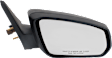 Driver and Passenger Side Mirrors, Power Adjust, Non-Folding, Non-Heated, With 1 Paintable and 1 Textured Black Cap, No Signal Light, Memory, Puddle Light, Auto-Dimming, and Blind Spot Feature