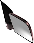 Driver and Passenger Side Non-Towing Mirrors, Manual Adjust, Non-Heated, Textured Black, Manual Folding, No Signal Light, No Puddle Light, Swing Lock Type, Flat Glass