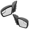 Driver and Passenger Side Mirrors, Power Adjust, Manual Folding, Non-Heated, Textured Black, No Signal Light, No Memory, No Puddle Light, No Auto-Dimming, No Blind Spot Feature