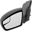 Driver and Passenger Side Mirrors, Power Adjust, Manual Folding, Non-Heated, Textured Black, No Signal Light, No Memory, No Puddle Light, No Auto-Dimming, No Blind Spot Feature