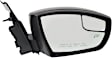 Driver and Passenger Side Mirrors, Power Adjust, Manual Folding, Heated, Paintable, In-housing Signal Light, With memory, With Puddle Light, No Auto-Dimming, No Blind Spot Feature