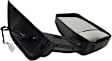 Driver and Passenger Side Towing Mirror, Power Adjust, Heated, Manual Folding, Textured Black, No Signal Light, No Memory, No Puddle Light, No Auto-Dim, No Blind Spot Feature