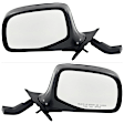 Driver and Passenger Side Mirror, Power Adjust, Non-Heated, Manual Folding, Chrome, No Signal Light, No Memory, No Puddle Light, No Auto-Dim, No Blind Spot Feature, Paddle Style