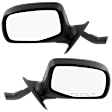 1995 Ford F-350 - Driver and Passenger Side Mirror, Manual Adjust, Non-Heated, Chrome, Manual Folding, No Signal Light, No Blind Spot Feature, No Memory, No Puddle Light, No Auto-Dimming, Paddle Style