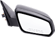 Driver and Passenger Side Mirrors, Power Adjust, Manual Folding, Non-Heated, Paintable, No Signal Light, No Memory, No Puddle Light, No Auto-Dimming, No Blind Spot Feature