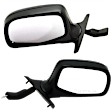 Driver and Passenger Side Mirror, Manual Adjust, Non-Heated, Manual Folding, Paintable, No Signal Light, No Memory, No Puddle Light, No Auto-Dim, No Blind Spot Feature, Paddle Style