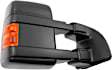 Driver and Passenger Side Towing Mirror, Power Adjust, Heated, Power Folding, With 1 Chrome and 1 Paintable Cap, In-housing Signal Light, No Memory Recall, w/ Marker Light (Upgrade Power-Fold)