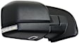 Driver and Passenger Side Mirror, Power Adjust, Heated, Manual Folding, Textured Black, In-housing Signal Light, Without Memory Recall, With Puddle Light, No Auto-Dimming, Without Blind Spot Monitor