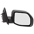 Driver and Passenger Side Mirror, Manual Adjust, Non-Heated, Manual Folding, Textured Black, No Signal Light, No Memory, No Puddle Light, No Auto-Dim, No Blind Spot Feature