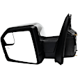 Driver and Passenger Side Mirror, Power Adjust, Heated, Power Folding, Chrome, In-housing Signal Light, With Memory, With Puddle Light, No Auto-Dim, With Blind Spot Glass