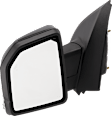 Driver and Passenger Side Mirror, Power Adjust, Heated, Power Folding, Paintable, In-housing Signal Light, With Memory, With Puddle Light, No Auto-Dim, With Blind Spot Detection in Glass