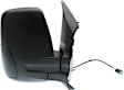 Driver and Passenger Side Mirror, Power Adjust, Non-Heated, Manual Folding, Textured Black, No Signal Light, Without Memory Recall, No Puddle Light, No Auto-Dimming, No Blind Spot Feature