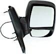 Driver and Passenger Side Mirror, Power Adjust, Non-Heated, Manual Folding, Textured Black, No Signal Light, Without Memory Recall, No Puddle Light, No Auto-Dimming, No Blind Spot Feature