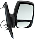 Driver and Passenger Side Mirror, Power Adjust, Non-Heated, Manual Folding, Textured Black, No Signal Light, Without Memory Recall, No Puddle Light, No Auto-Dimming, No Blind Spot Feature