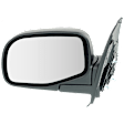 Driver and Passenger Side Mirrors, Manual Adjust, Manual Folding, Non-Heated, Textured Black, No Signal Light, No Memory, No Puddle Light, No Auto-Dimming