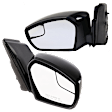 Driver and Passenger Side Mirrors, Power Adjust, Manual Folding, Non-Heated, Paintable, No Signal Light, No Memory, No Puddle Light, No Auto-Dimming, No Blind Spot Feature