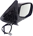 Driver and Passenger Side Mirrors, Power Adjust, Manual Folding, Non-Heated, Textured Black, No Signal Light, No Memory, No Puddle Light, No Auto-Dimming, No Blind Spot Feature