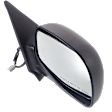 Driver and Passenger Side Mirrors, Power Adjust, Manual Folding, Non-Heated, Textured Black, No Signal Light, No Memory, No Puddle Light, No Auto-Dimming, No Blind Spot Feature